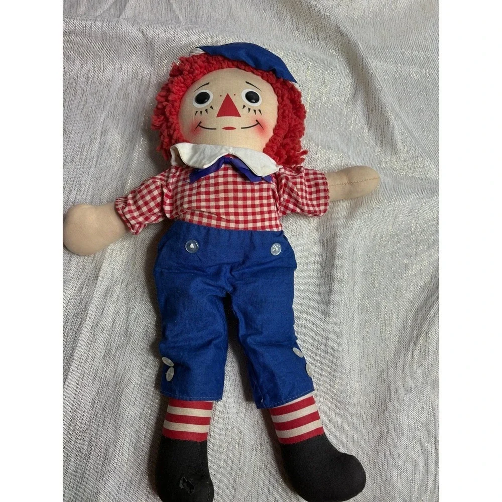 Vintage Knickerbocker raggedy Ann doll and book